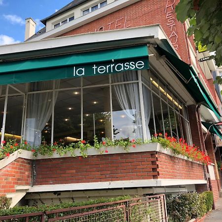 Logis Terrasse Hotel Lisieux Luaran gambar